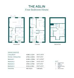 the aslin four bedroom house floor plans
