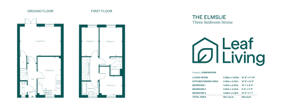 a floor plan of a living room and a bedroom with floor plans of a floor