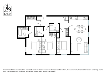 a floor plan of a house