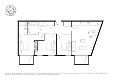  Floor Plan Three Bed (Type A)