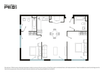  Floor Plan Two Bed (Type E)