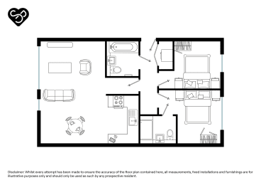  Floor Plan Two Bed (Type Q)