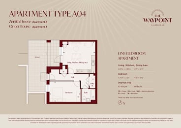 A04 Floorplan at The Waypoint Apartments, Maidenhead