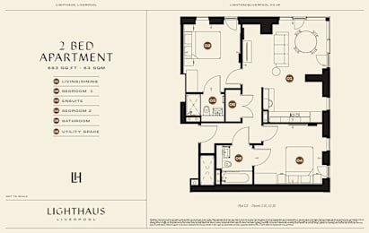 Plot 02 Floorplan at Lighthaus Liverpool Apartments, Liverpool, L3 1EW