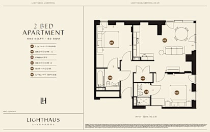 Plot 03 Floorplan at Lighthaus Liverpool Apartments, Liverpool