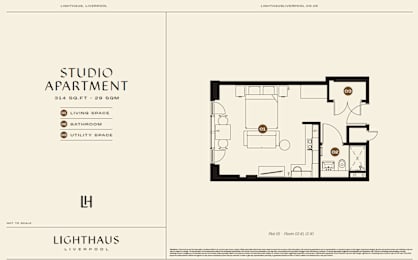 Plot 05 Floorplan at Lighthaus Liverpool Apartments, Liverpool