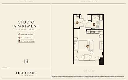 Plot 09 Floorplan at Lighthaus Liverpool Apartments, Liverpool