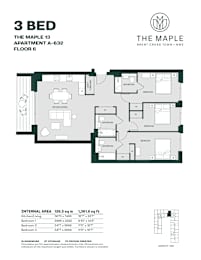 3 Bedroom- C1- The Maple