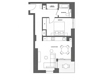 1 bedroom apartment