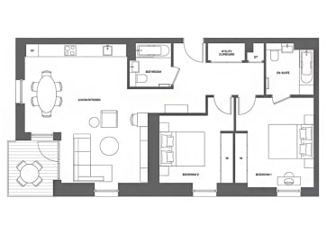 2 bedroom apartment