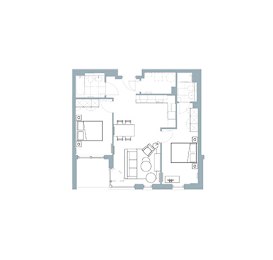  Floor Plan 2 Bed Type 16 - The Talbot