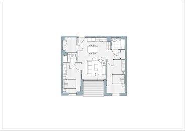  Floor Plan 2 Bed Type 44.1 - The Harcourt