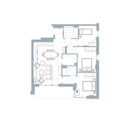  Floor Plan 3 Bed Type 1 - The Talbot