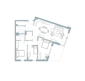  Floor Plan 3 Bed Type 2 - The Tully