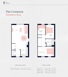 A floor plan of the Compton