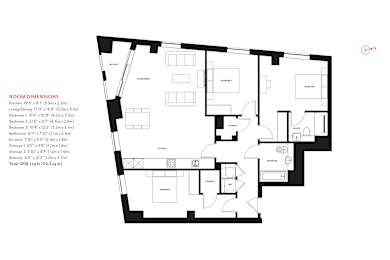  Floor Plan C3 - 3 Bed, 2 Bath