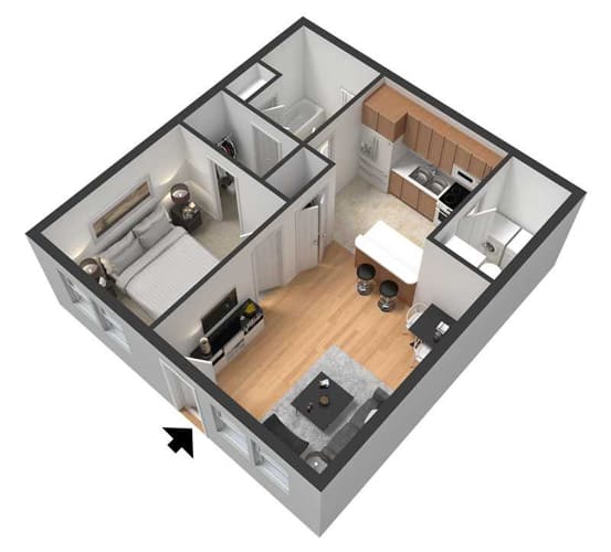 Floor Plan  The Chesnut Studio