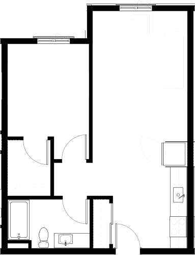 Floor Plan  a floor plan of a house with a green background