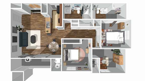 Floor Plan  A series of images showing different rooms of a house.