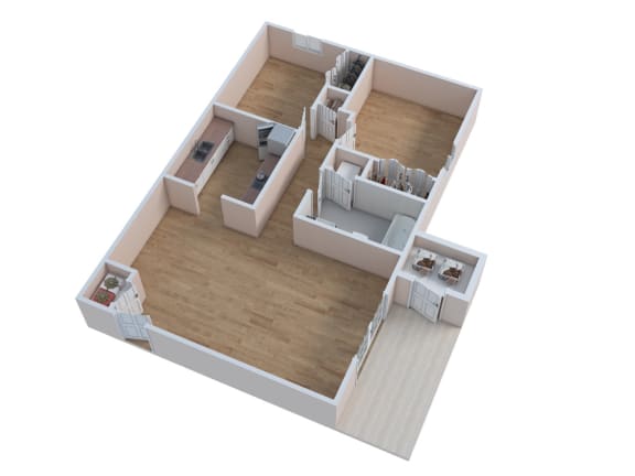 Floor Plan  an overhead view of a floor plan of a home