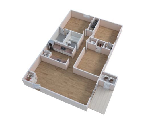 Floor Plan  a floor plan of a house with a bedroom and a living room