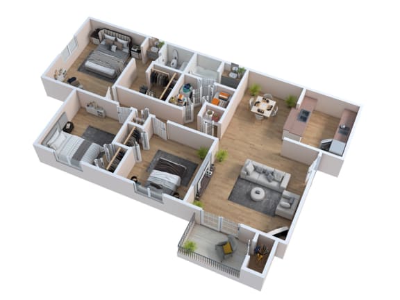 Floor Plan  bedroom floor plan of a 2100 sq ft house