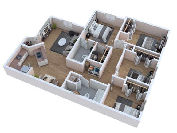 Floor Plan  3 bedroom floor plan  the residences atmask