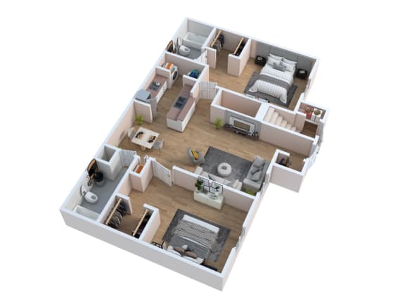 Floor Plan  B1 Floorplan at Mer Soleil Apartments, Naples, Florida