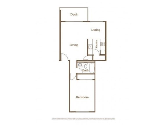 Floor Plan  1 Bed 1Bath Large Classic at Landing at Angle Lake Apartments, SeaTac, Washington