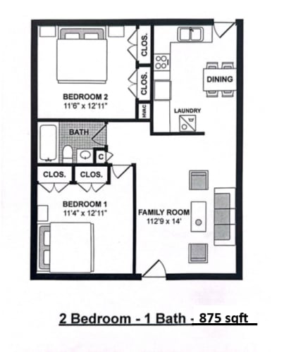 Floor Plan  this is the floor plan for a small house