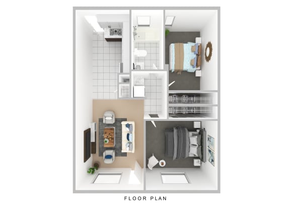 Floor Plan  a 1 bedroom floor plan  the residences at sawmill crossings  apartment