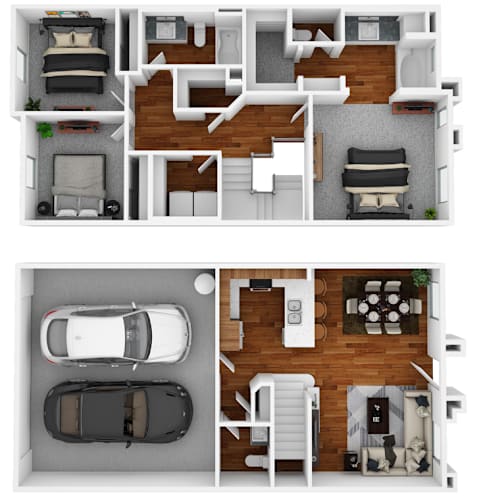 Floor Plan  Three Bedroom