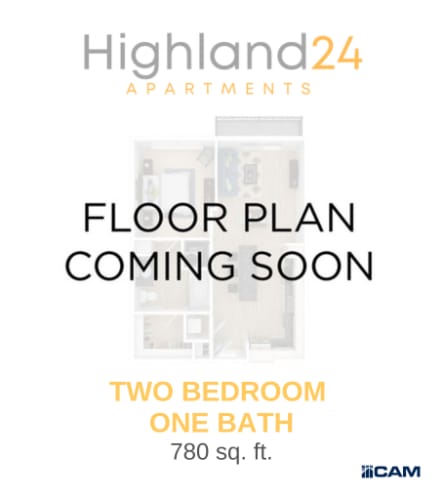 Floor Plan  the floor plan is coming soon to two bedroom one bath