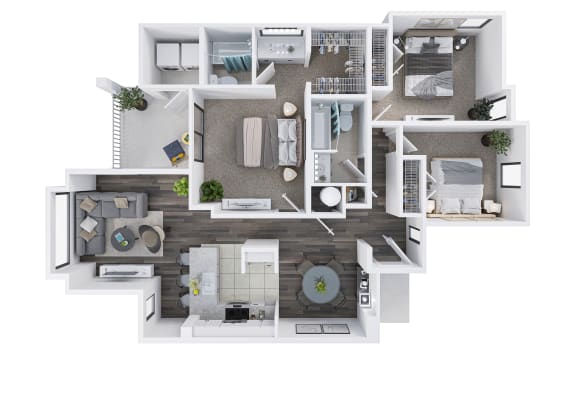 Floor Plan  Three Bedroom