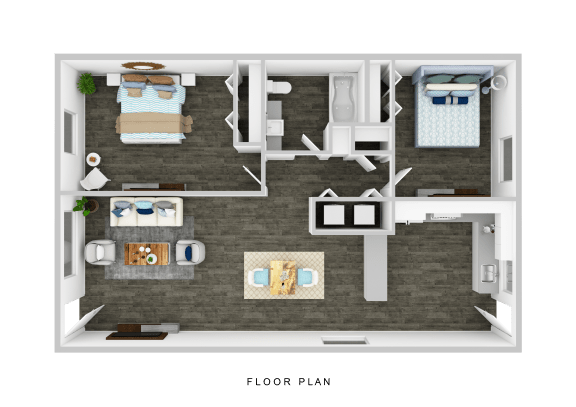 Floor Plan  a1 floor plan  1 bedroom  1199 square feet