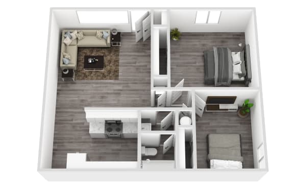 Floor Plan  a1 floor plan studio apartments for rent ga