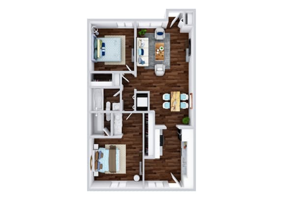 Floor Plan  a floor plan of a house with a wooden floor
