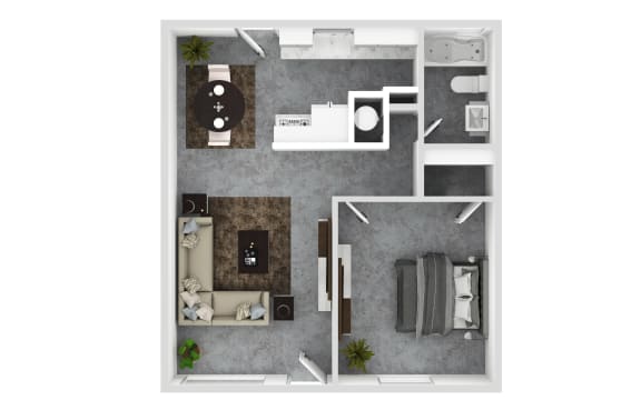 Floor Plan  a floor plan of a bedroom apartment with a bathroom and a living room