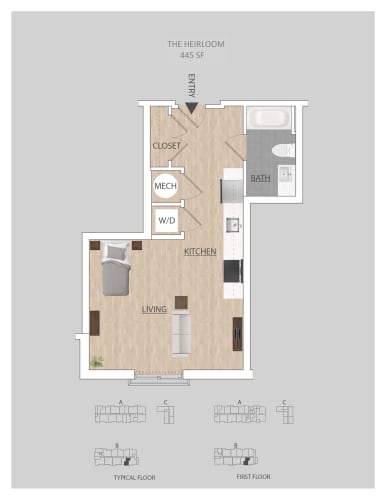 Floor Plan  Van de Vyver, The Heirloom