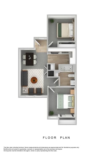 Floor Plan  Unit A Copper Ridge Floorplan