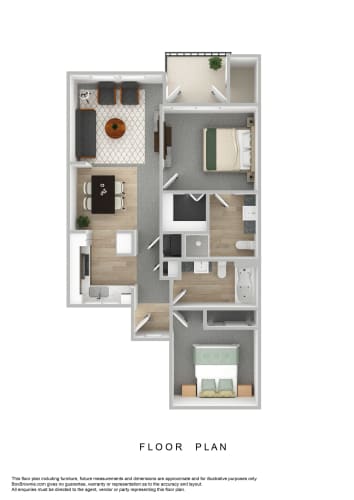 Floor Plan  Unit B Copper Ridge Floorplan