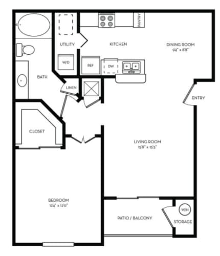 Floor Plan  a drawing of a floor plan of a house