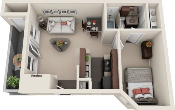 Floor Plan  3D floorplan of E