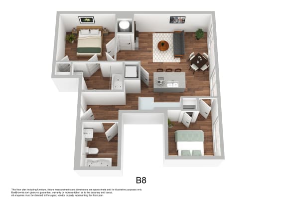 Floor Plan  the floor plan has a bedroom and a living room