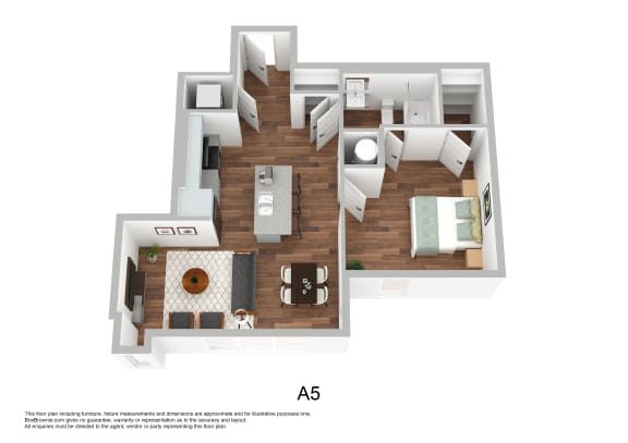 Floor Plan  the floor plan acacia 460 sq ft