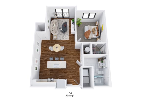 Floor Plan  bedroom floor plan | apartments in pittsburgh pa | the alden