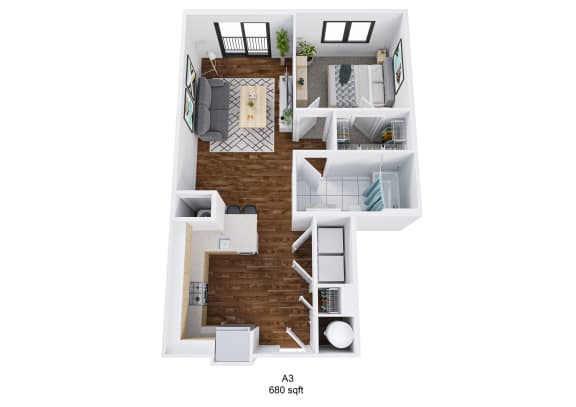 Floor Plan  bedroom floor plan | the madison at ballston station
