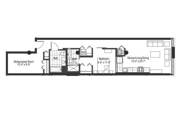 Floor Plan  the floor plan of the lower level of the house