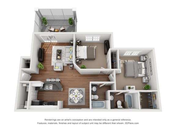 Floor Plan  EARTH BALCONY