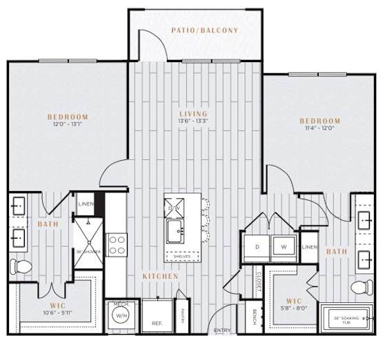 Floor Plan  the plan of the three floors of a house with bedrooms and a garage